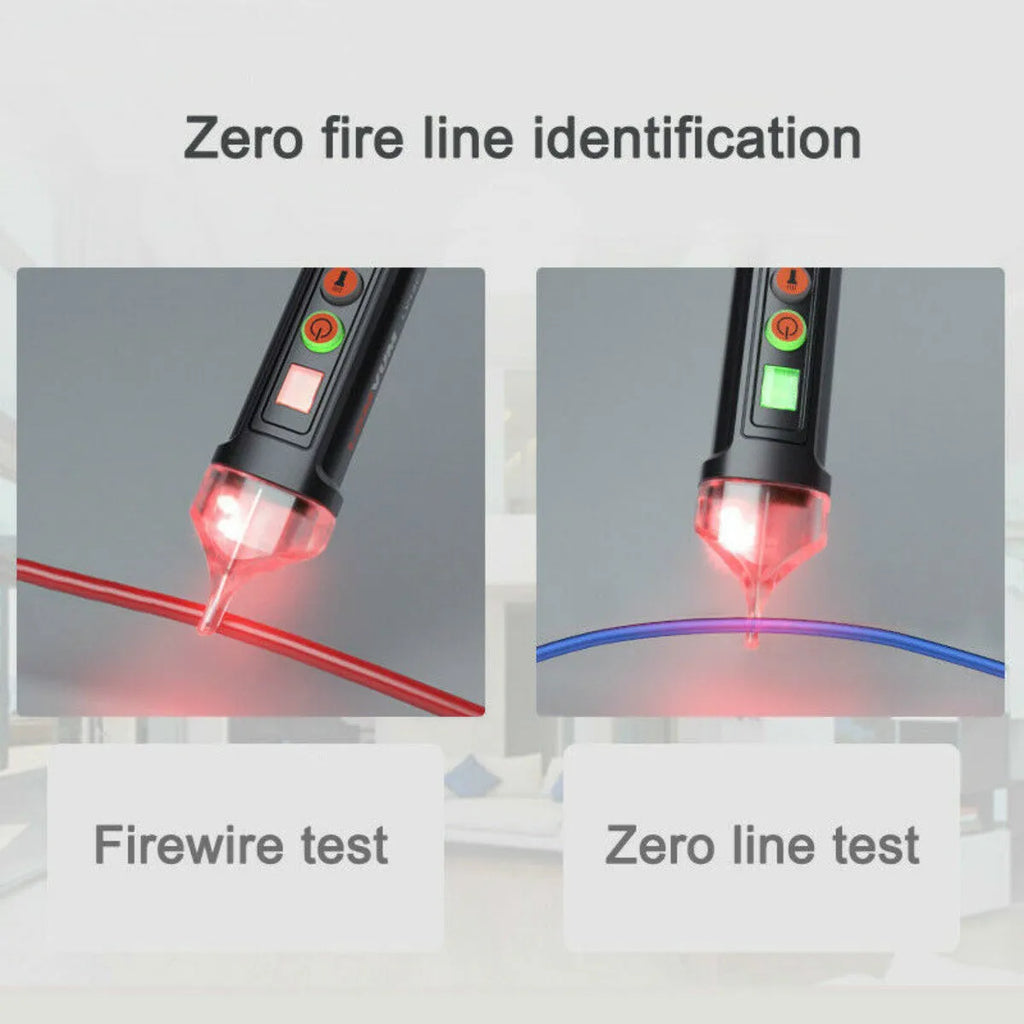Intelligent checkpoint test pencil with black body and sensor tip for line detection