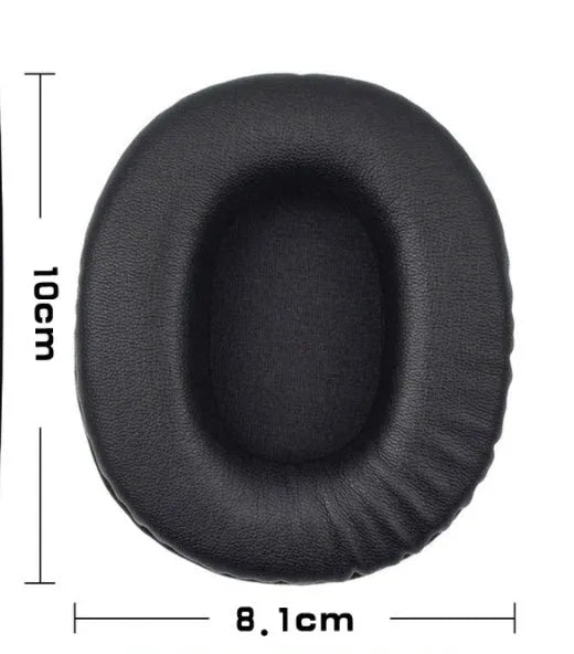 Black soft PU leather headphone earmuff covers for Sony MDR-1R headphones