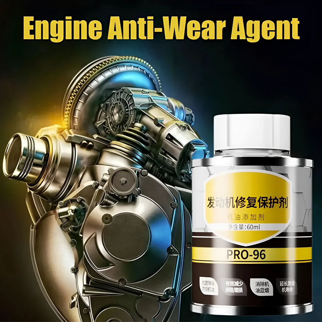 60ml engine oil anti-wear additive bottle with white cap for vehicle maintenance