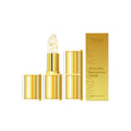 Gold foil nourishing lipstick stick with 3.5g net content in protective tube packaging.