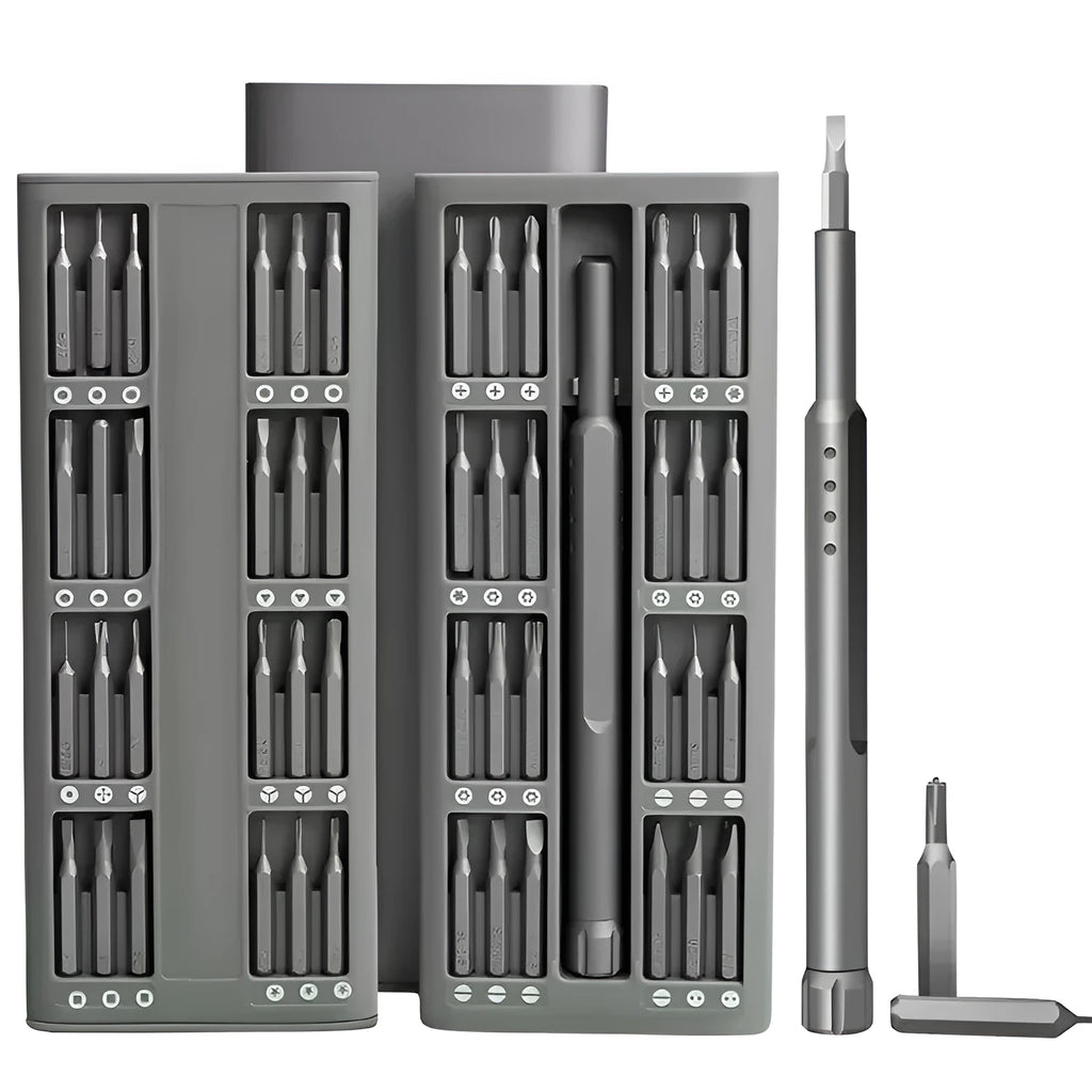 49-piece magnetic screwdriver set with nickel aluminium bronze handles for mobile phone and electronics repair