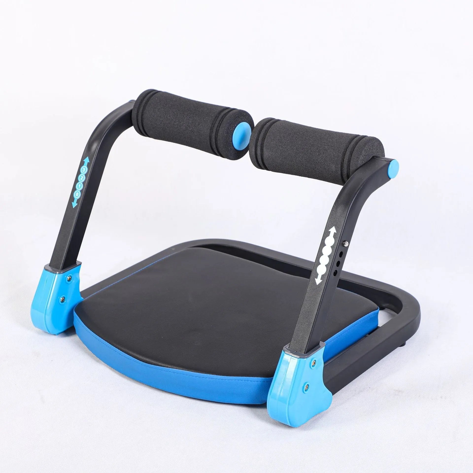 Mini abdominal exercise device in sky blue colour for home fitness