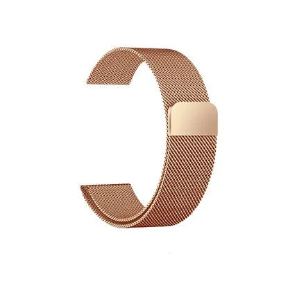 Stainless steel smartwatch strap for 38mm and 42mm watches in silver colour