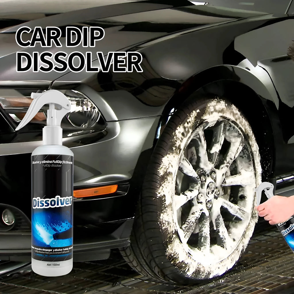 100ml bottle of car foam cleaning spray for paint polishing and seat stain removal