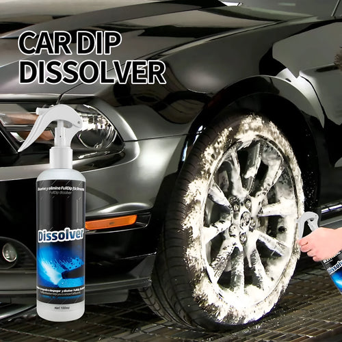 100ml bottle of car foam cleaning spray for paint polishing and seat stain removal