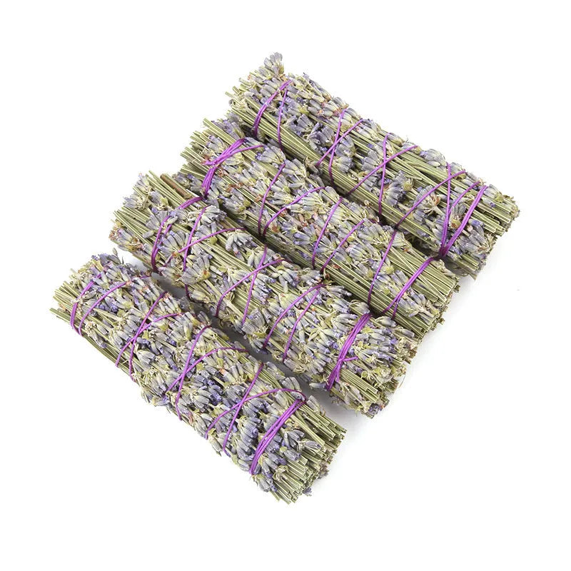 Natural dried flower lavender aromatherapy stick measuring 4 inches for air freshening