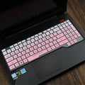 ASUS Flight laptop keyboard protective film cover in multiple colour options on a laptop.
