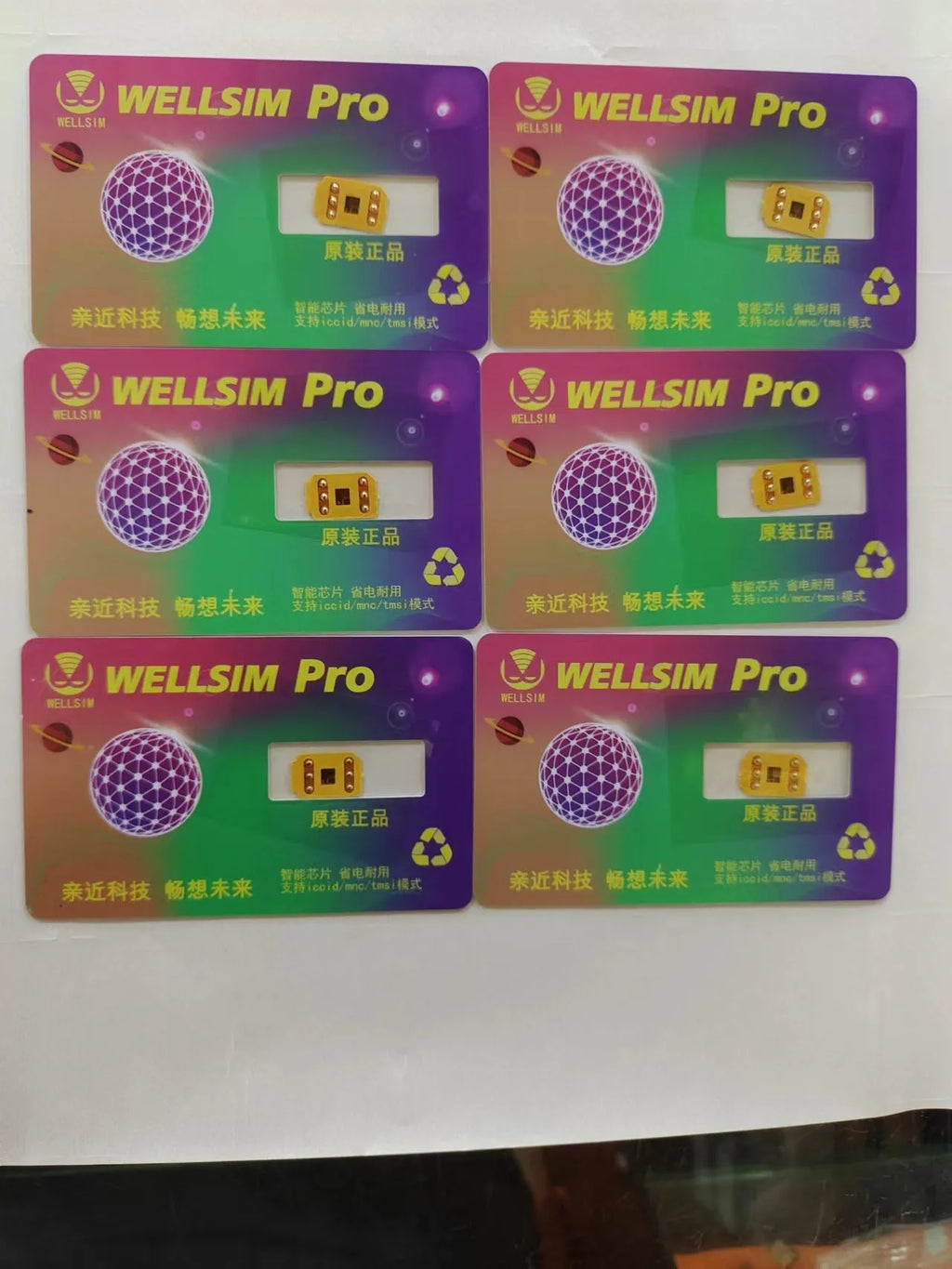 WELLSIM unlock card sticker for iPhone 6S to 14 Pro Max universal SIM tray adapter