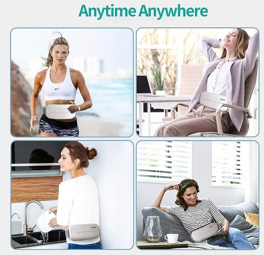 White Tummy Machine abdominal exercise device with adjustable resistance and foam-padded handlebar