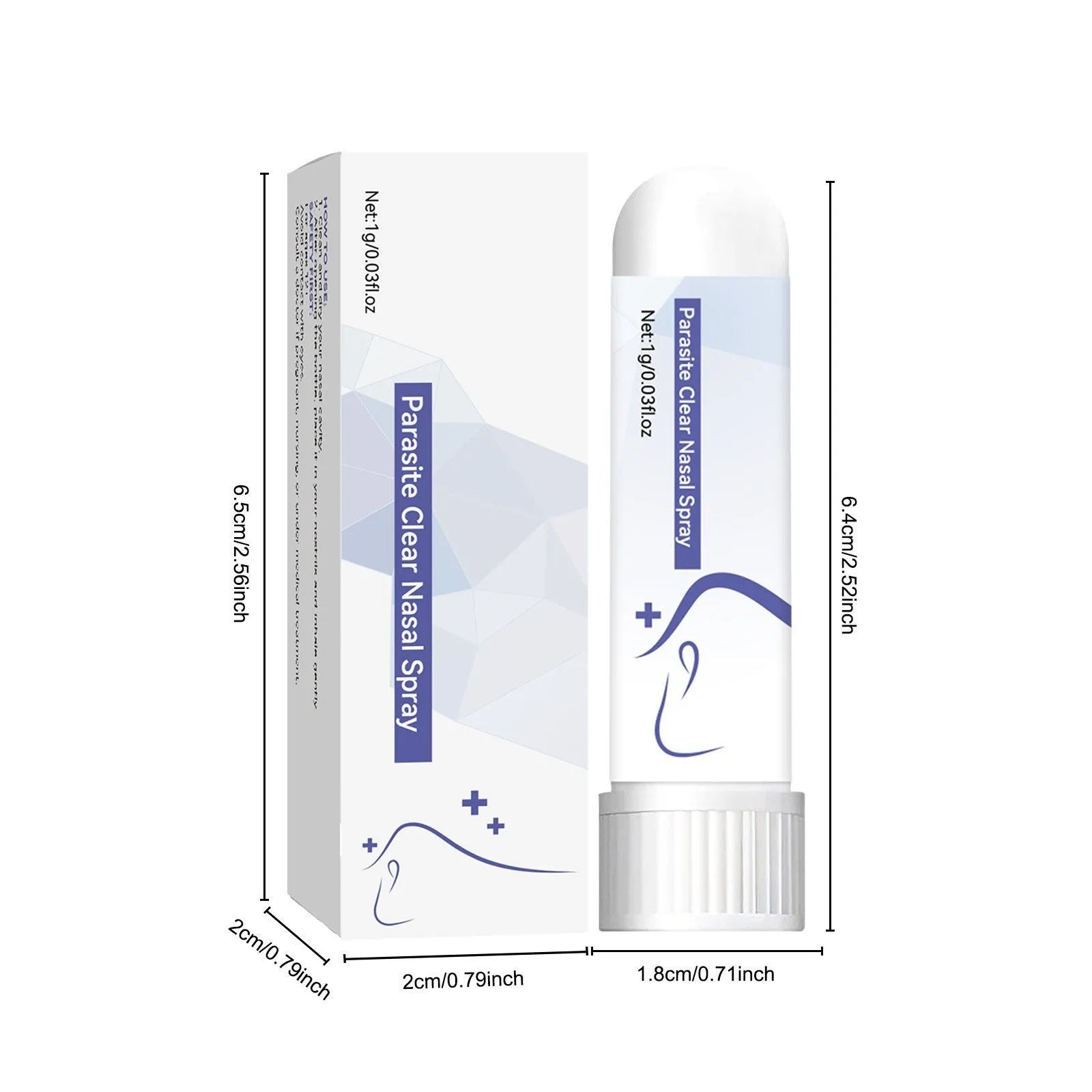 Family nasal drain plunger care device with 1G net content for home nasal suction applications