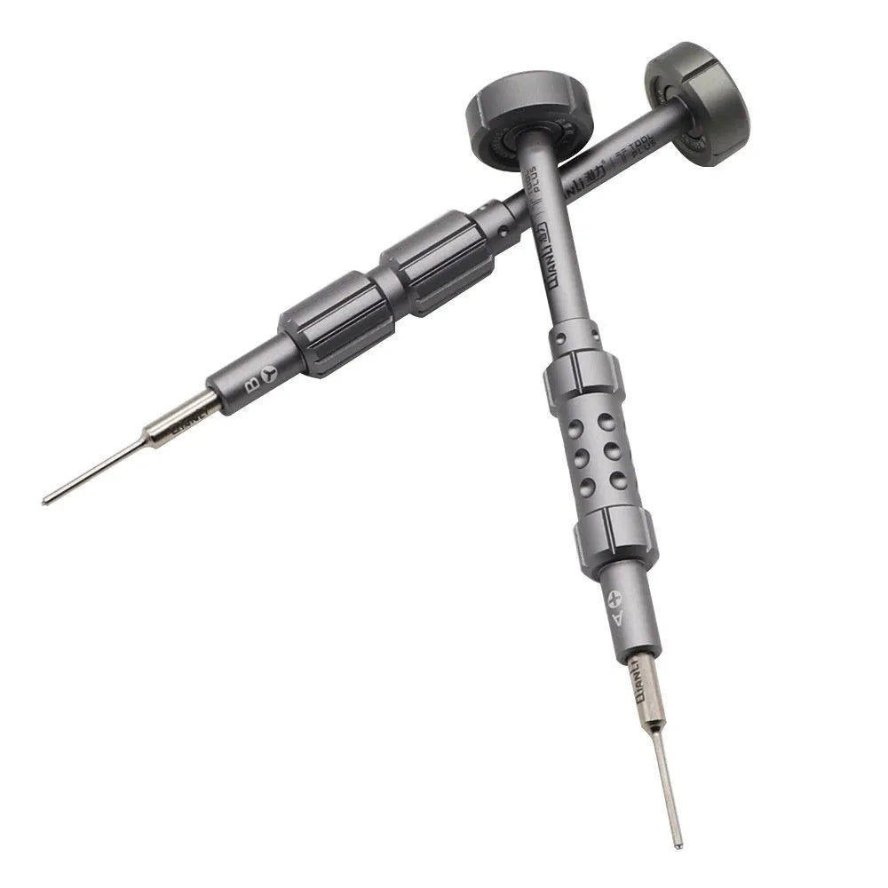 Precision screwdriver with aluminium handle and T2 security bit for iPhone repair