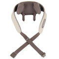 Creamy white rechargeable shoulder and neck massager with 7.4V motor