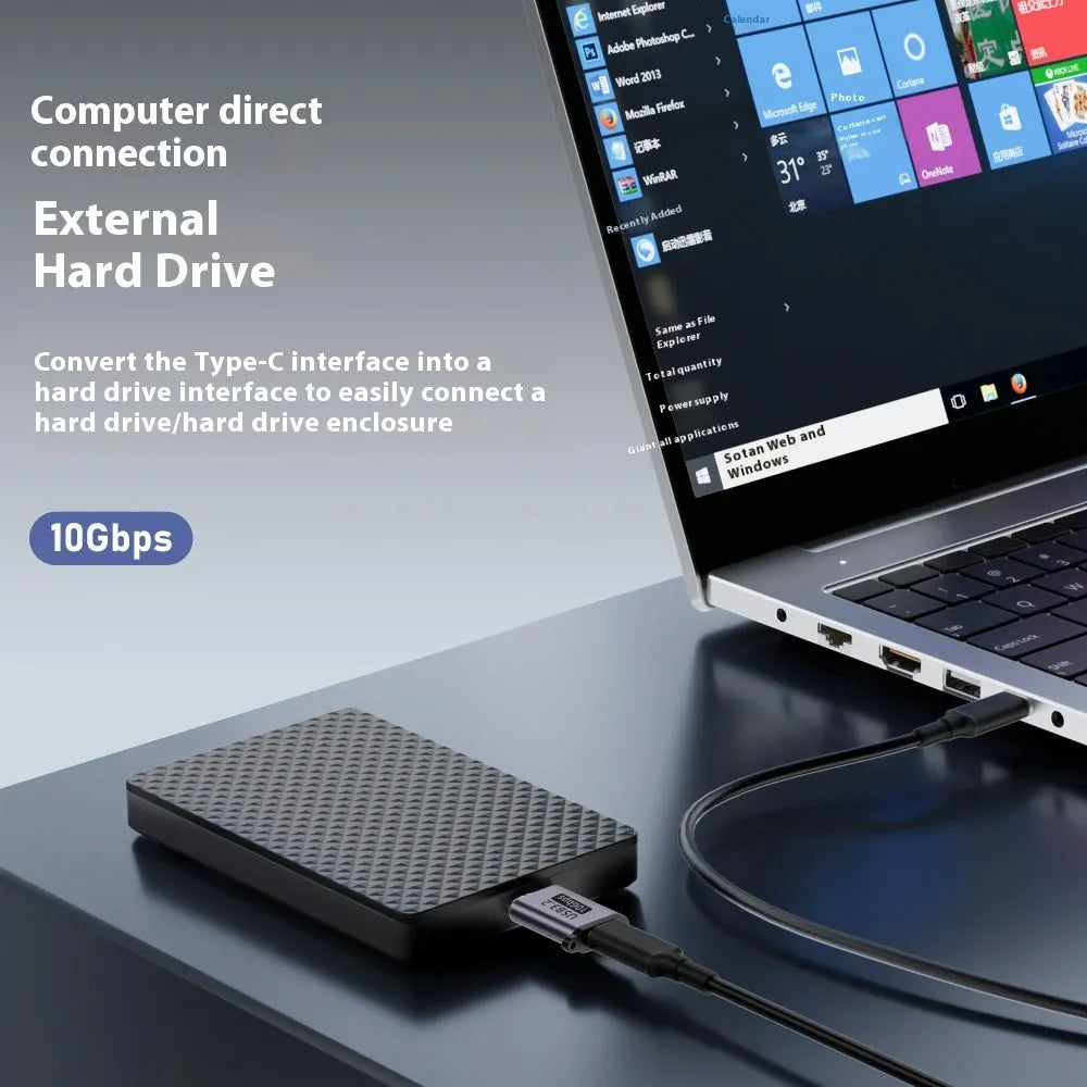 USB AM male to Micro-B female adapter connector for older devices