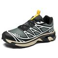 Men's and women's outdoor hiking shoes with mesh lining and rubber sole