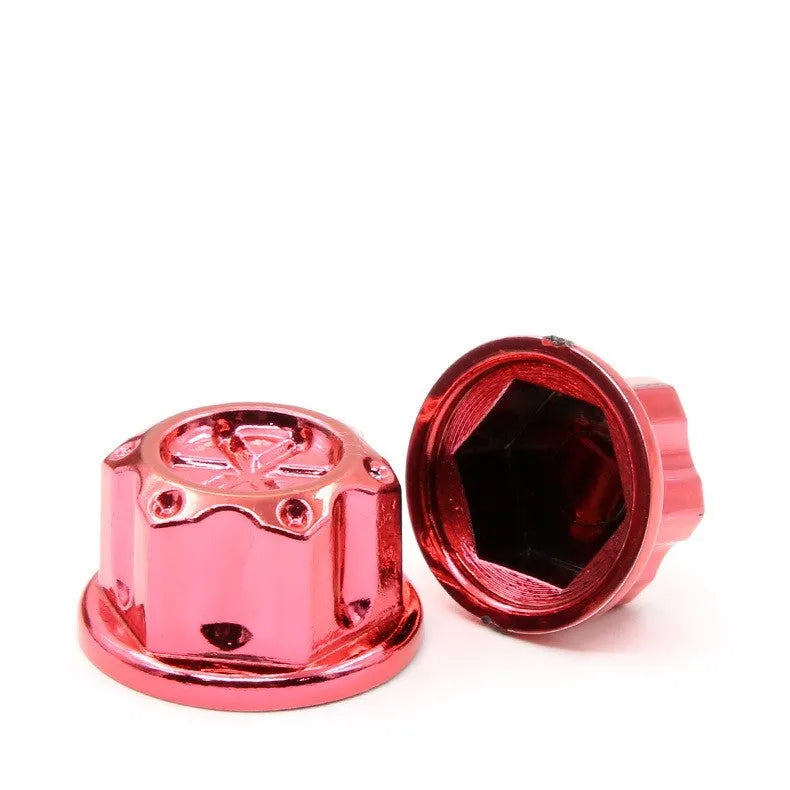 Set of 30 coloured ABS plastic motorcycle screw covers for engine modification