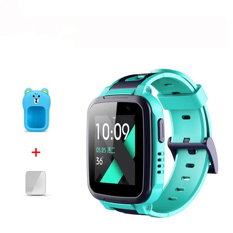 Blue 360 SE5 children's waterproof smartwatch with stainless steel band on a wrist