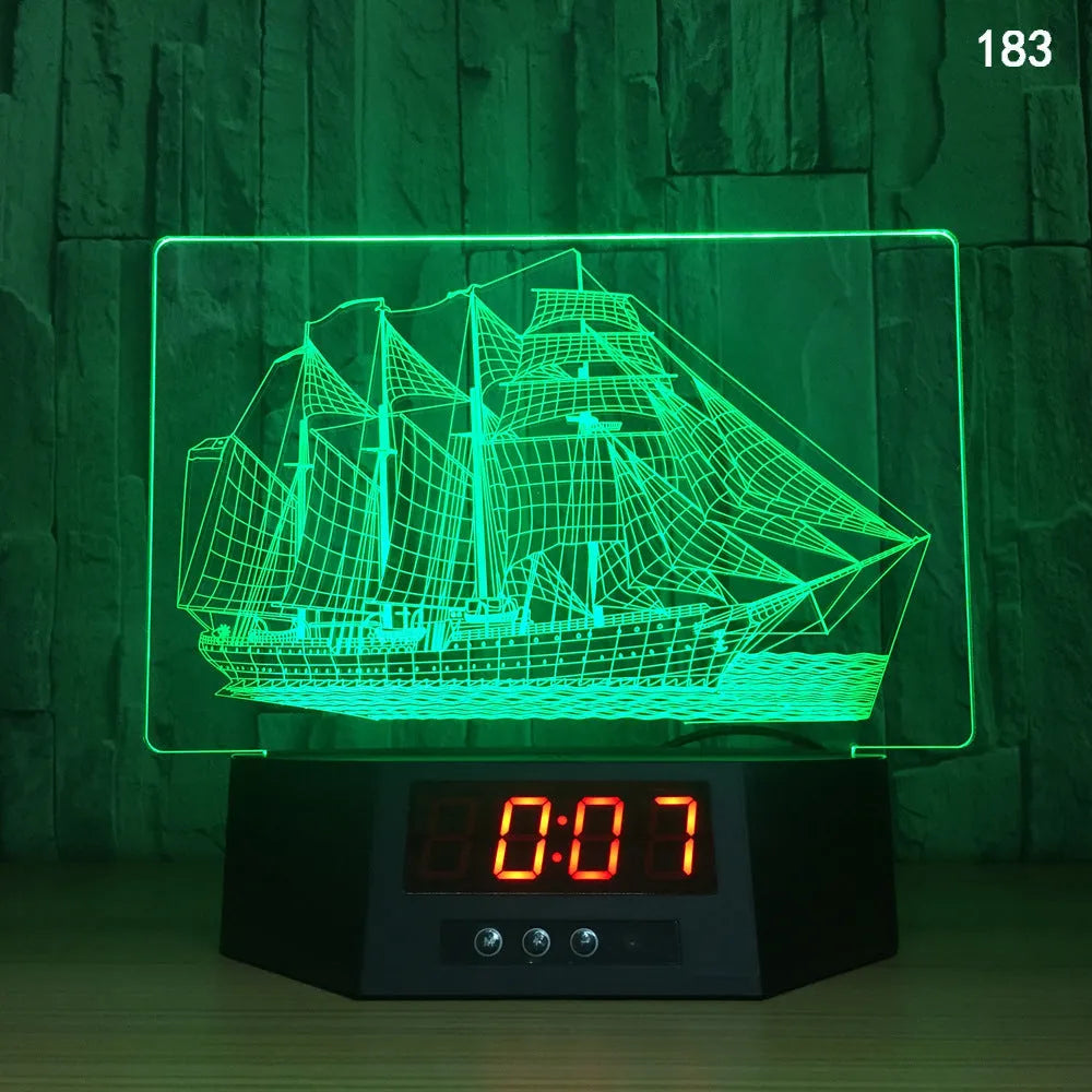 3D dolphin design LED night light with wireless charging surface and remote control