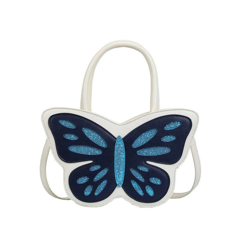Square PU leather ladies crossbody bag in four colours with contrast detail