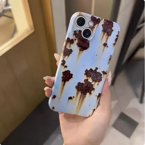 Rust Spot phone case for iPhone 16 Pro, hard shell drop resistant all-inclusive cover
