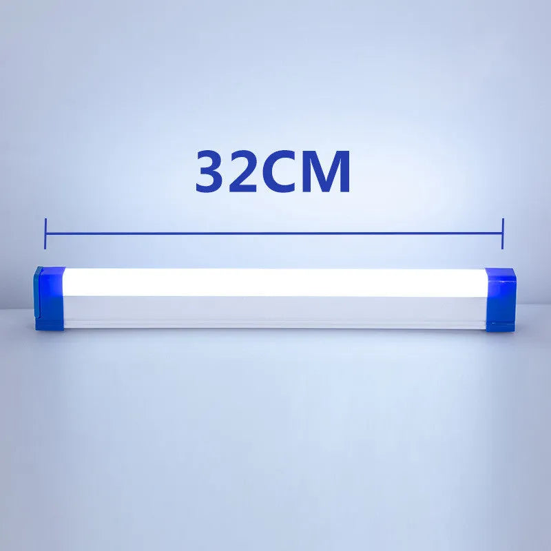 Rechargeable blue and purple LED tube stick photo fill light with dimmable RGB atmosphere lighting
