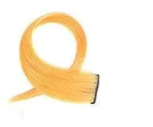 Long curly gradient hair extension patch in Aurora Purple colour, approx 60cm length.