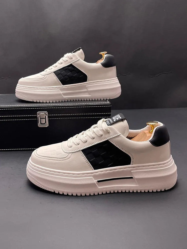 Unisex sports casual shoes with cloth upper and rubber foam sole in white, green, and black colours