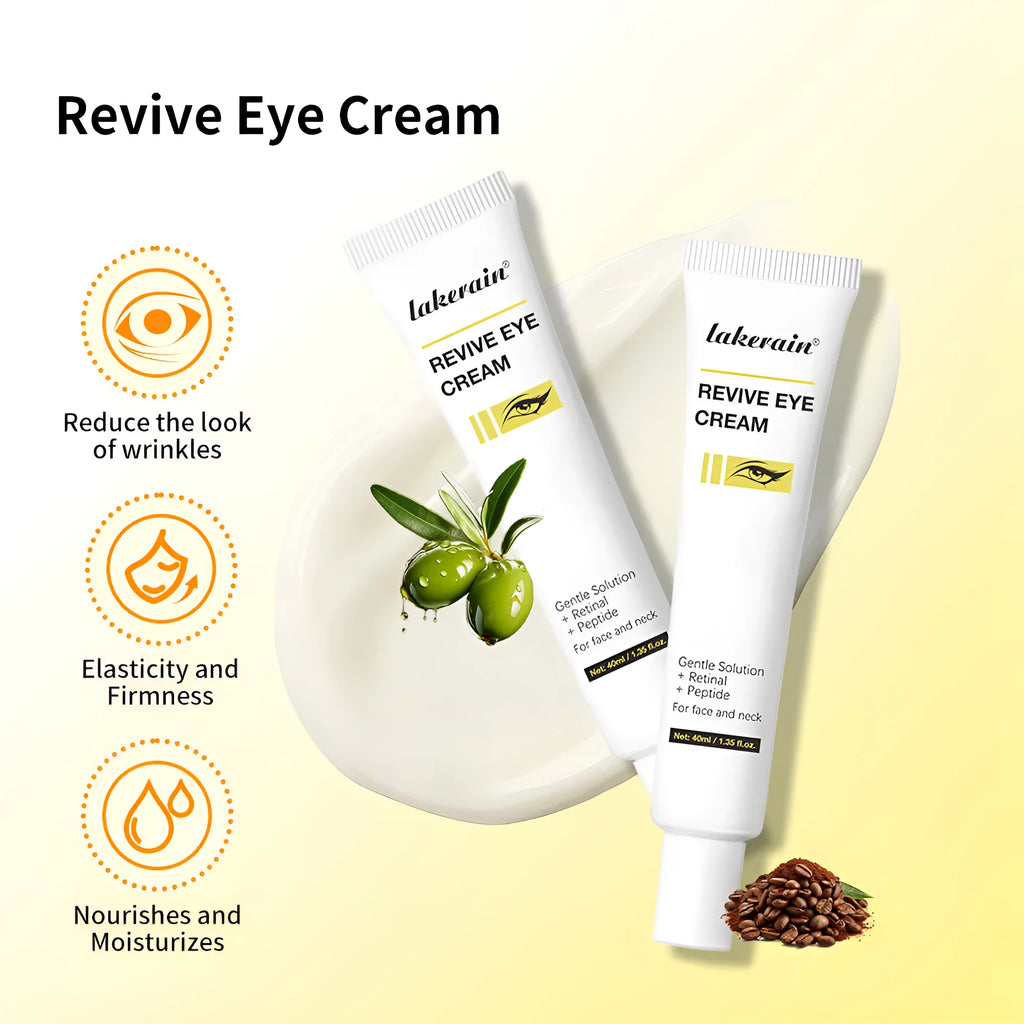 40ml retinol eye cream pump bottle for dark circles and fine lines