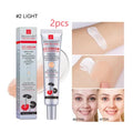Erborian CC Cream tube in dark and light shades, a colour correcting moisturising makeup primer.