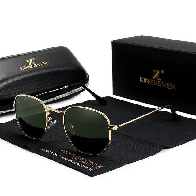 Classic round sunglasses for men with retro circular frame design in multiple colour options