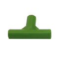 Set of two white PP plastic plant support connectors with three-way and four-way designs for 11mm garden poles.