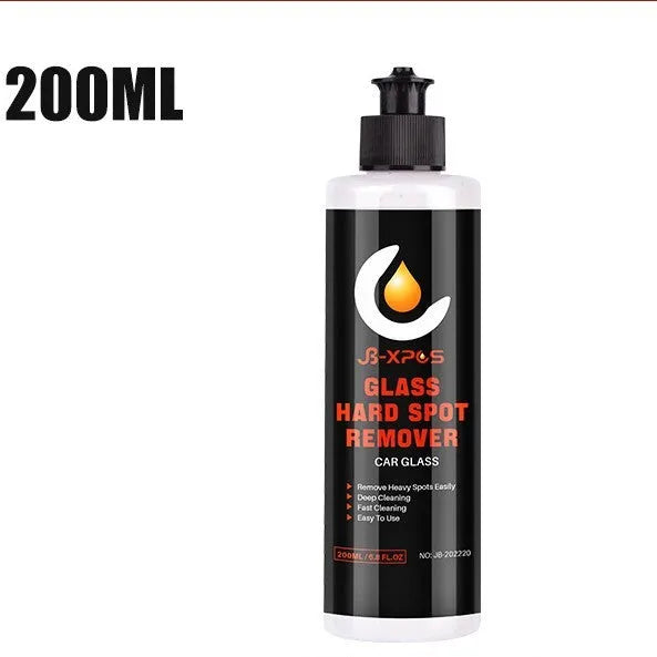 Glass oil film remover cleaning cream jar in 50ml, 100ml, and 200ml sizes