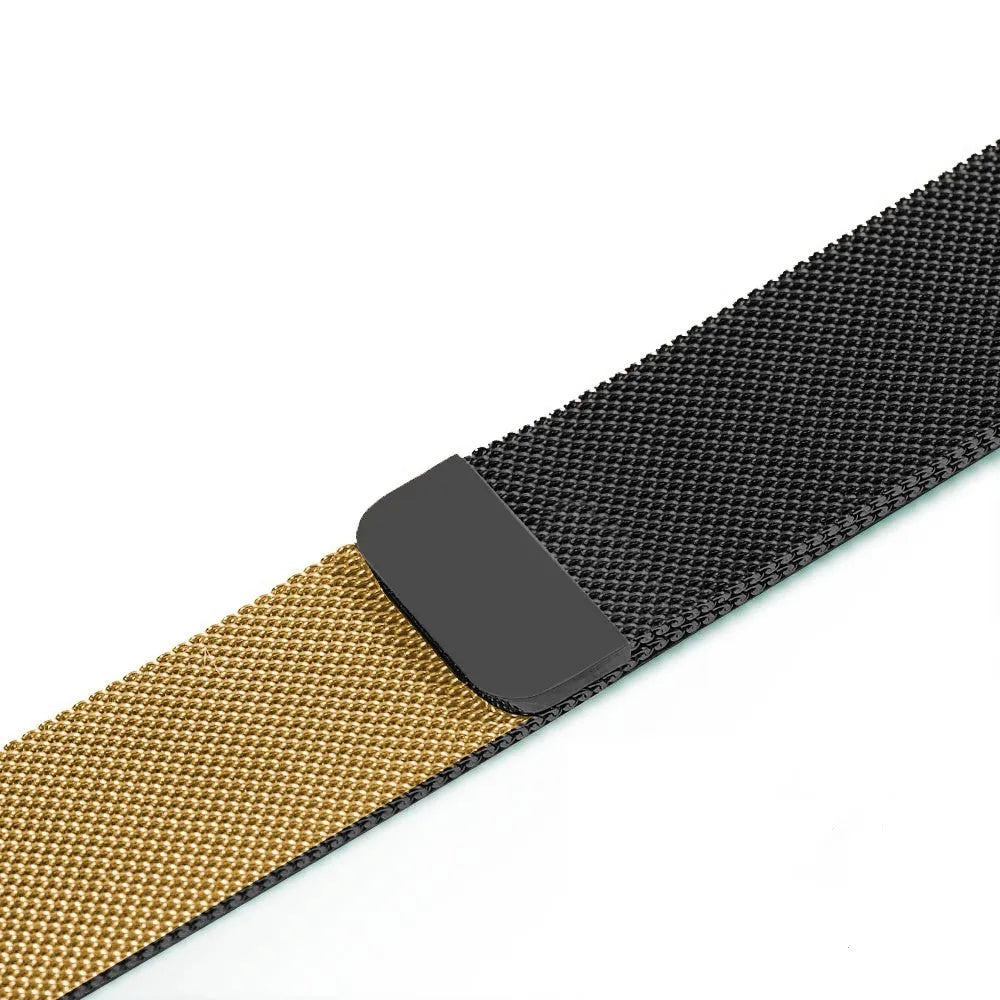 Stainless steel smartwatch strap for 38mm and 42mm watches in silver colour