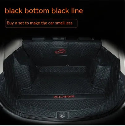 Mitsubishi Outlander fully surrounded 3D boot liner mat in TPE XPE non-slip material
