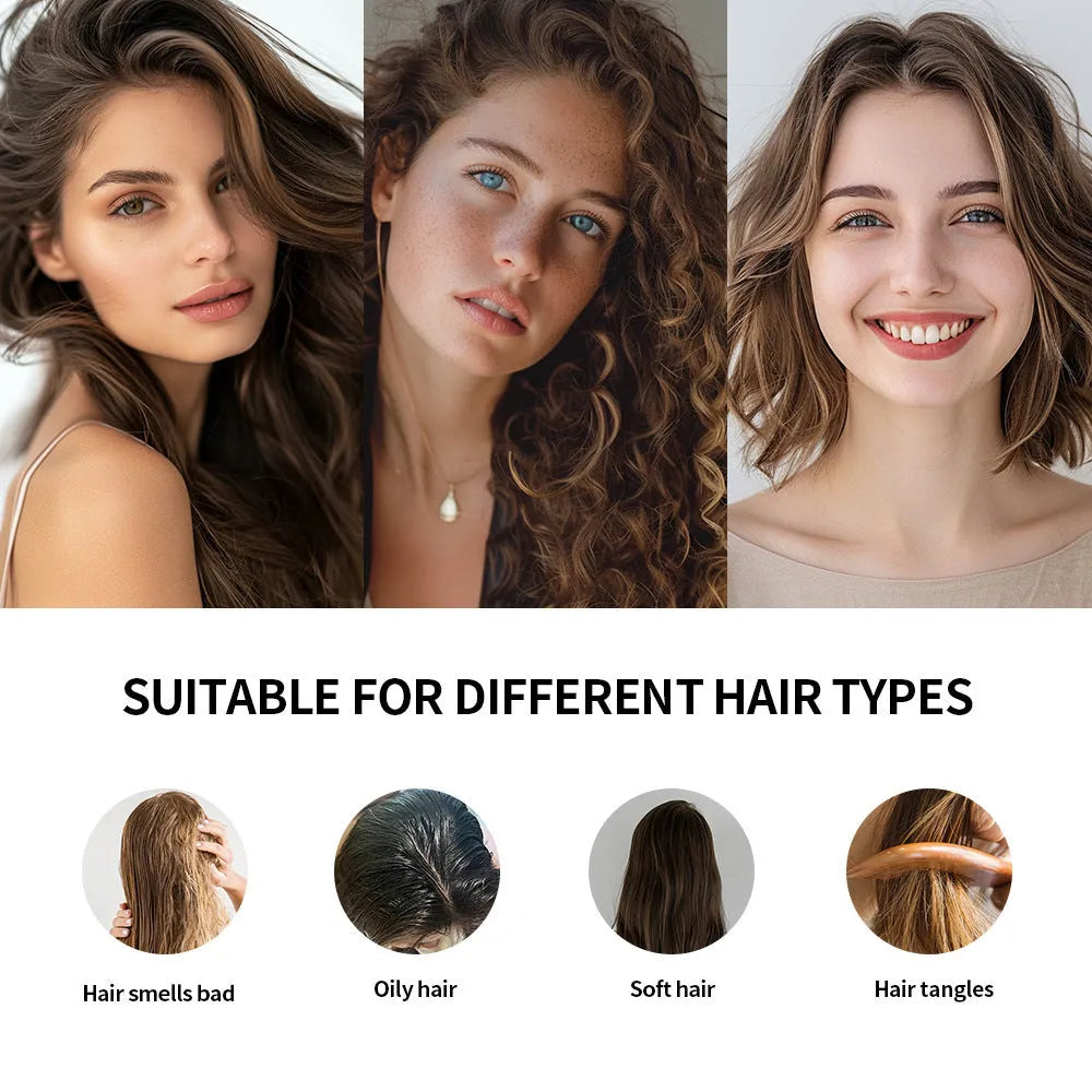 5g dry shampoo powder for hair with disposable sponge applicator in ocean, floral or cherry fragrance