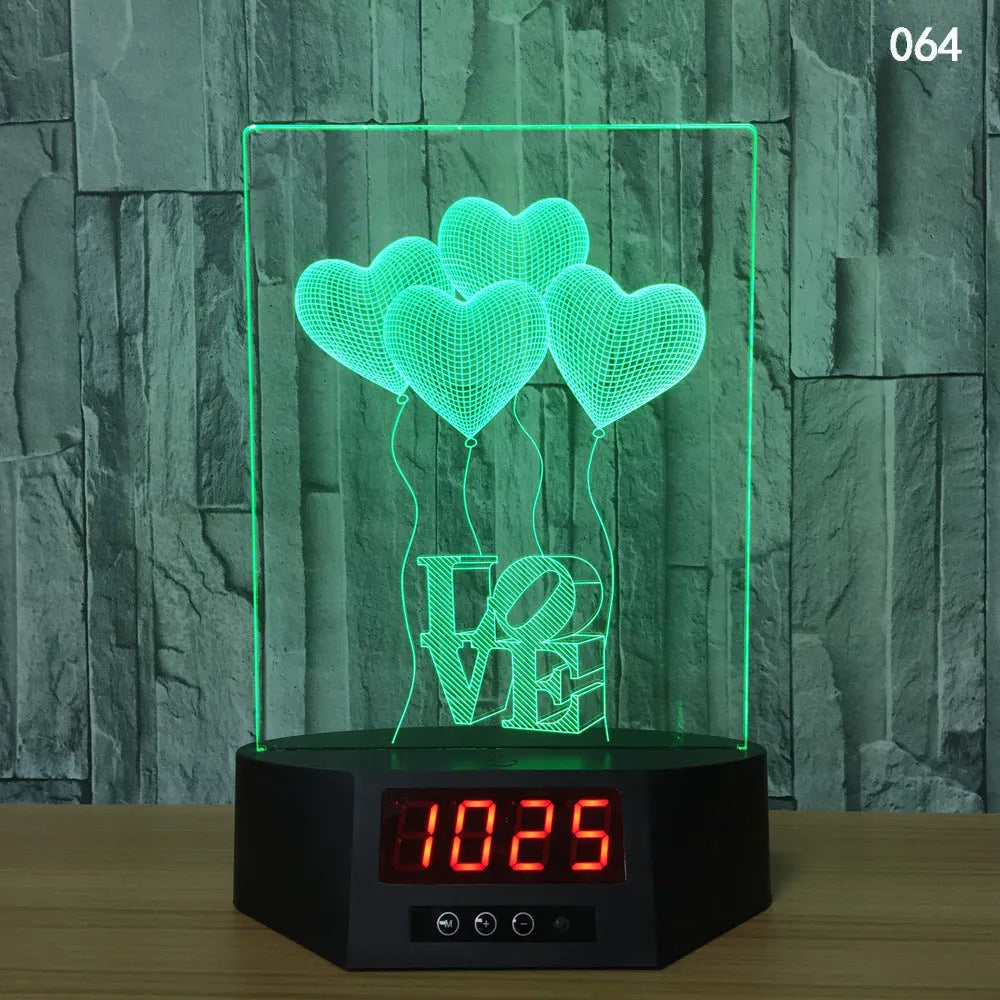 3D dolphin design LED night light with wireless charging surface and remote control