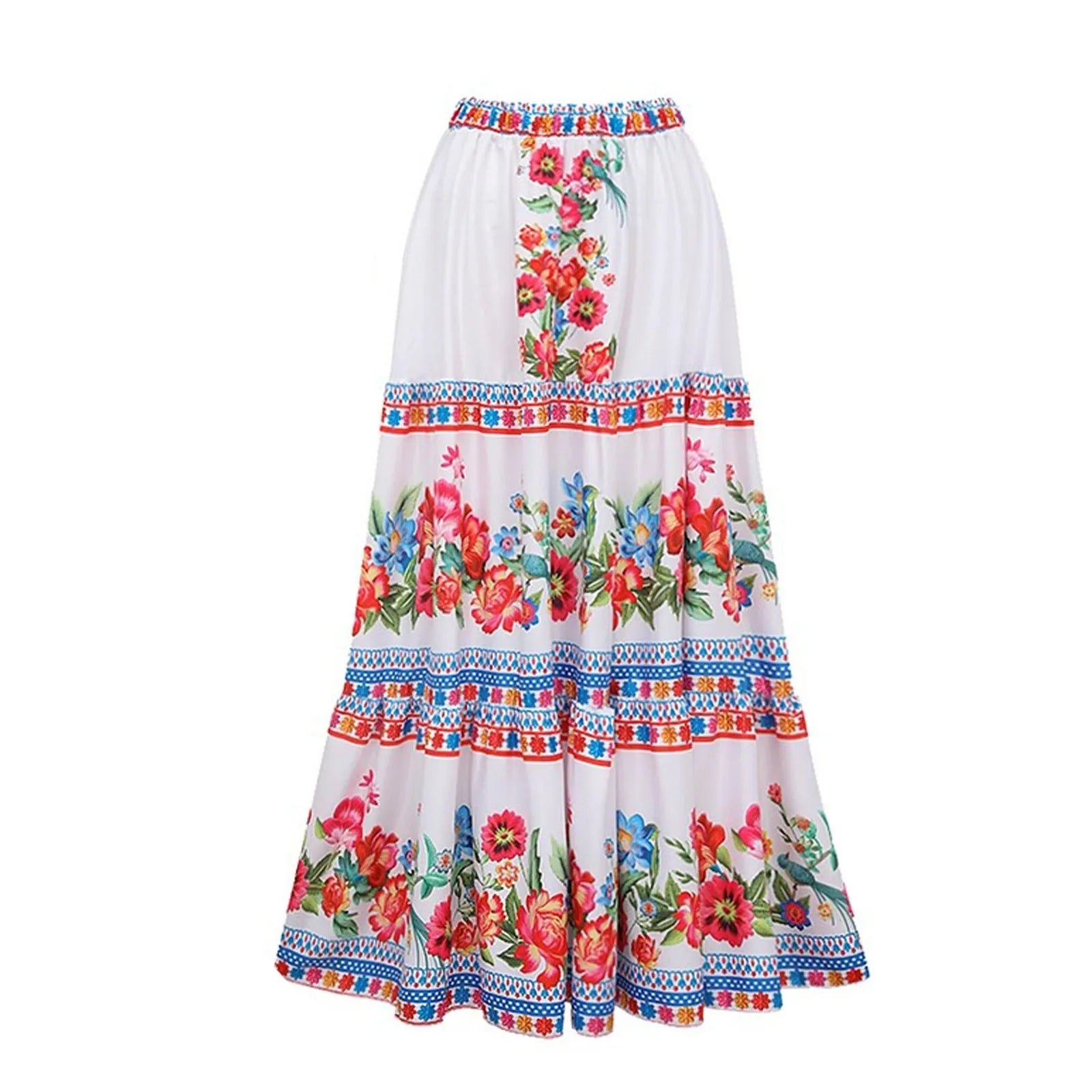 Women's printed one-piece swimsuit in polyester fabric available in multiple colours and sizes