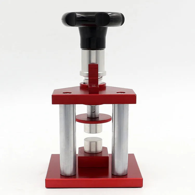 Watch spiral cap presser tool with set of 20 plastic moulds for back cover installation