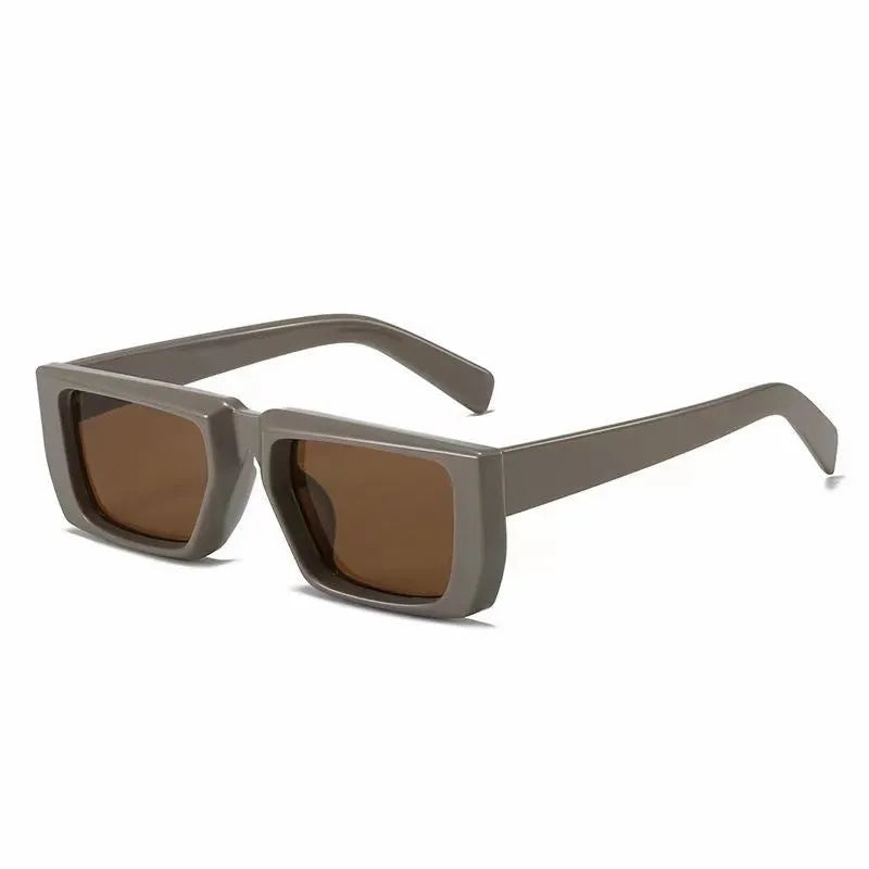 Y2K style sunglasses with UV400 lenses in a full PC frame, shown in multiple colour options.