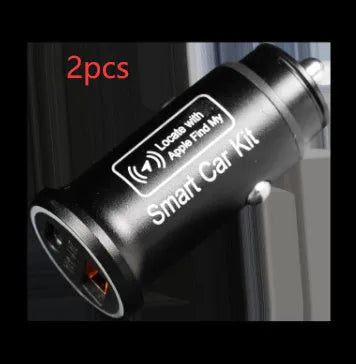 Black car charger GPS locator device with ABS housing for vehicle tracking