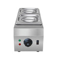 Commercial chocolate melting machine with double pot design and temperature control display