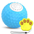 Remote control cat toy ball in blue, green and yellow colours with sound features