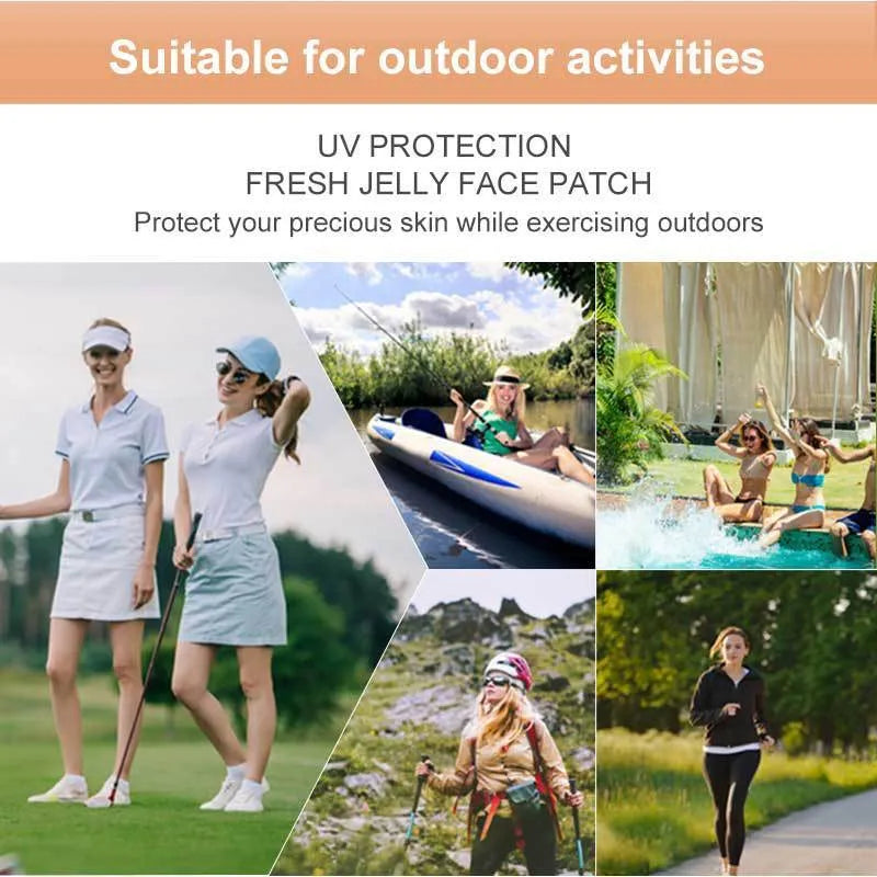 UV-proof outdoor sports protection eyes mask with 5ml content in standard packaging