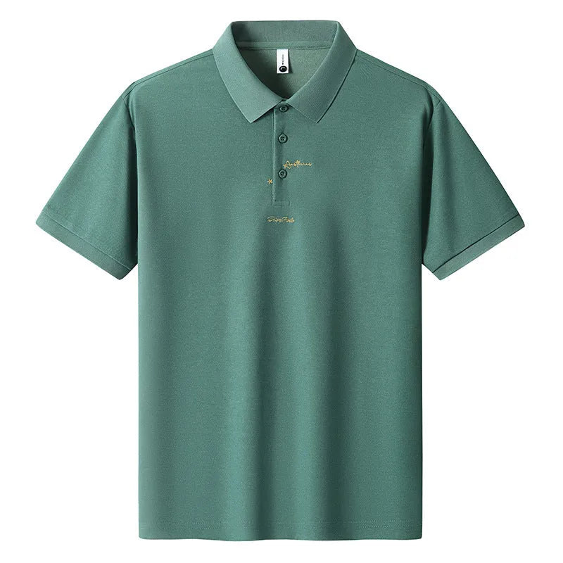 Men's casual loose fit cotton T-shirt with letter print design in multiple colour options