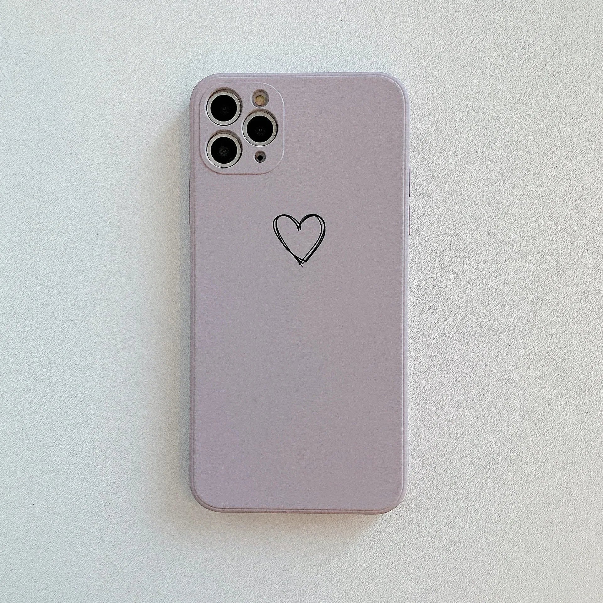 Silicone TPU phone case for Apple iPhone in solid colours black, green, pink, purple, red, white, grey, light green.