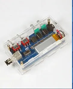 Aluminium Tesla coil driver board with controller producing electrical arc display