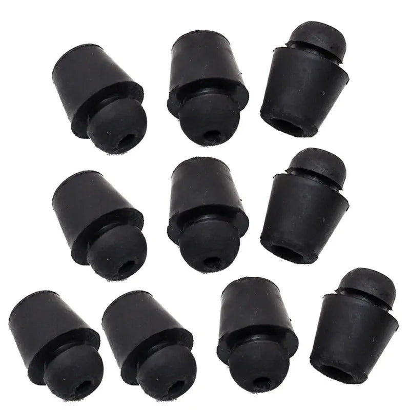 Pack of 10 X16 coloured rubber damping clips for automotive shock absorption applications