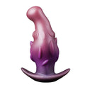 Liquid silicone masturbator in black, gold, or purple colours showing S, M, L, XL size options