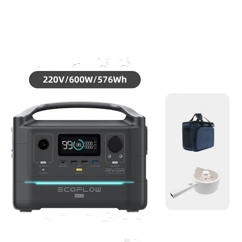RIVER Pro portable power station with 720Wh battery capacity and multiple output ports