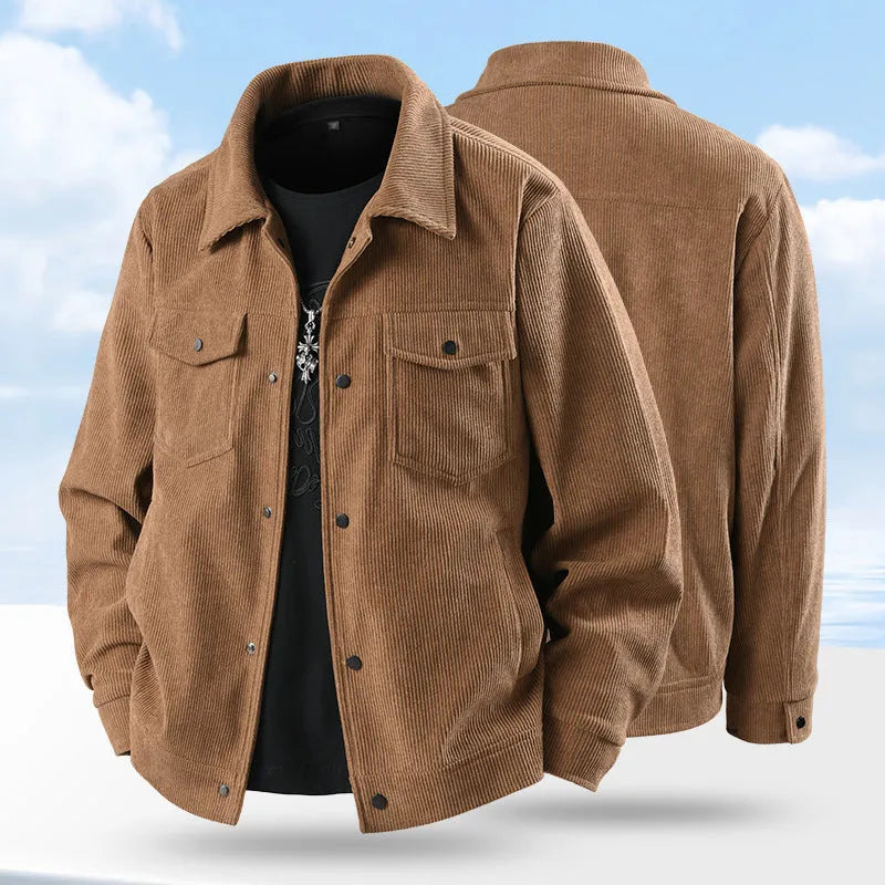 Slim-fit casual coat in Lycra fabric with polyvinyl alcohol lining, shown in black colour