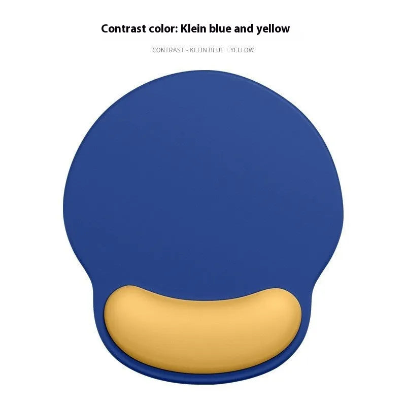 Gradient girl silicone mouse mat with wristband on desk 220x250mm